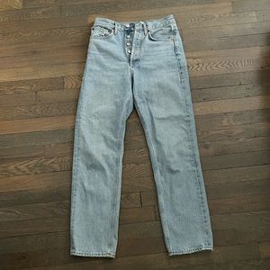 Agolde 90s high rise jeans in Snapshot